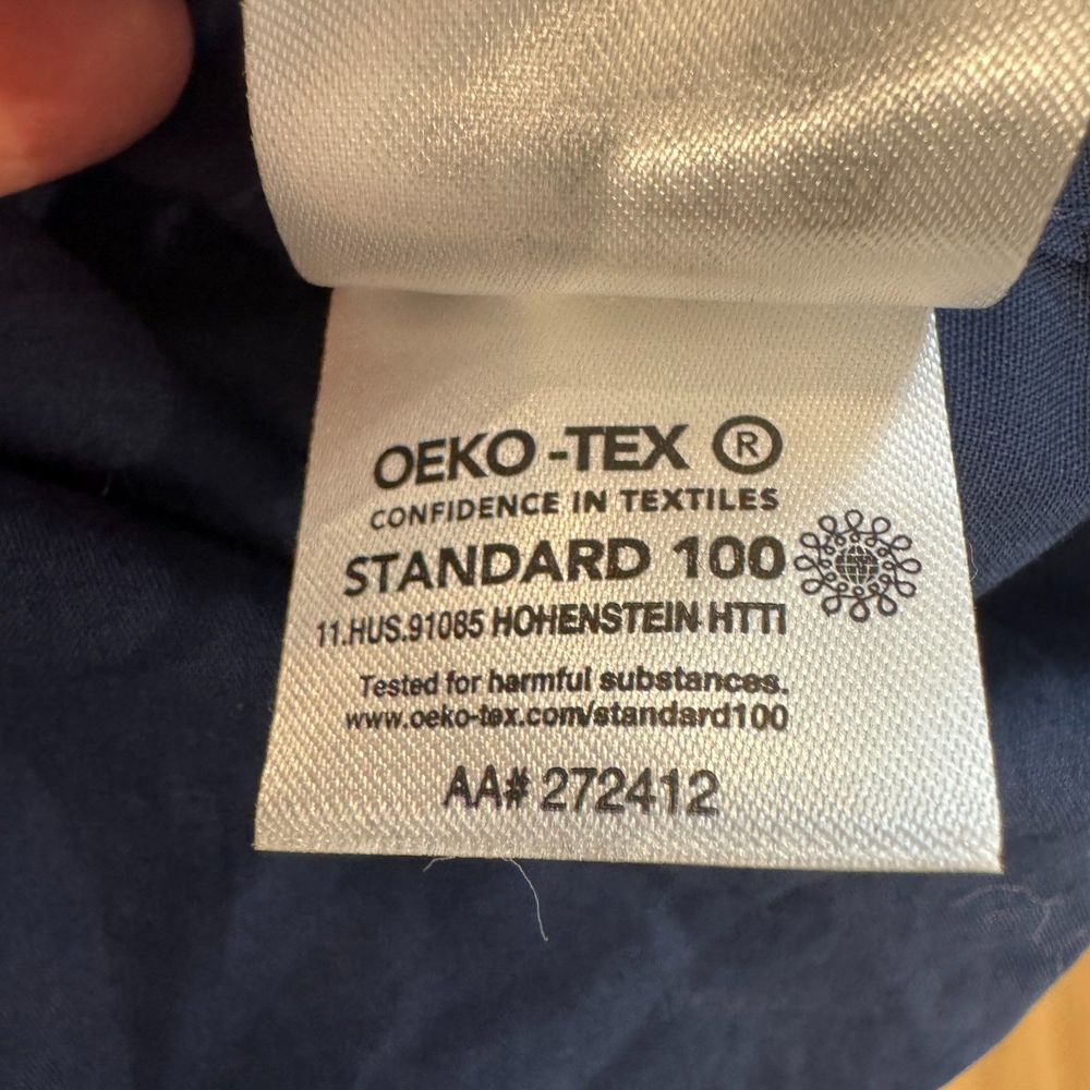 Michael Kors Slim Fit Stretch Button Down Shirt in Navy  - Men's Medium - Picture 6 of 6